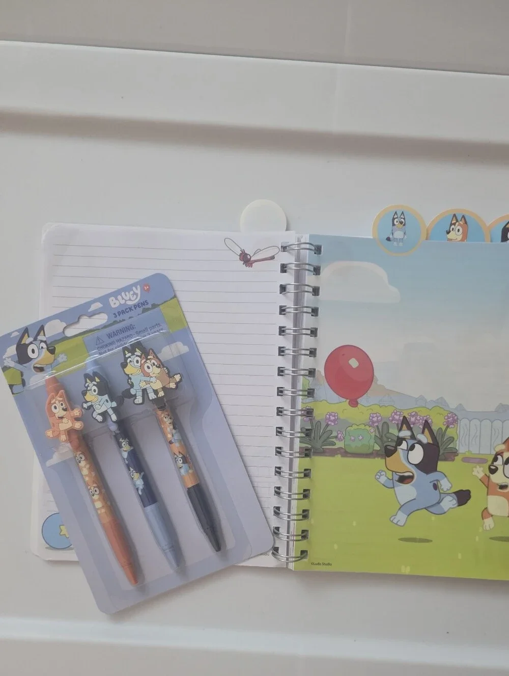 Bluey And Family Spiral Journal, Gel Pen, And Bluey Mug Gift Set- Colorful Cover
